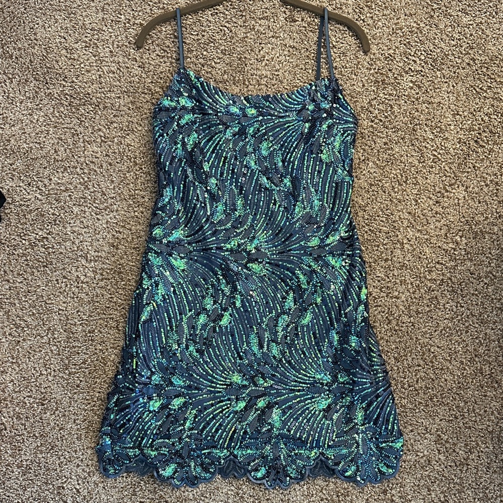 SENI & CADE Sequin Embellished Dress